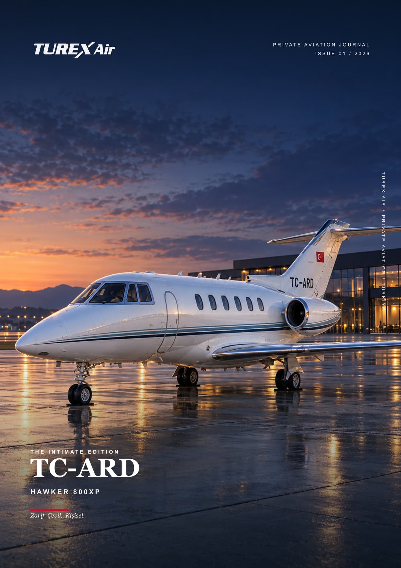 Hawker 800XP — TC-ARD catalogue cover